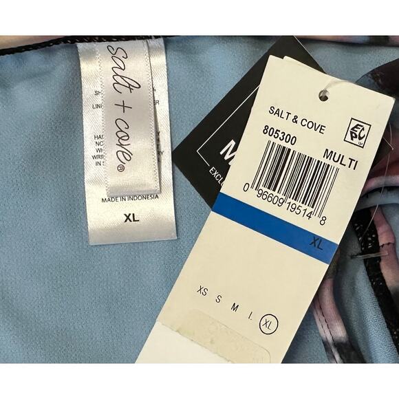 2/$15 NWT Salt + Cove Lavender Tie Dye Swim Bottoms Low-Rise Size XL - Picture 8 of 10